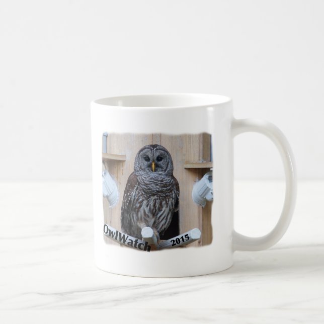 Mrs Barred Owl - OctoBox Nest Coffee Mug (Right)