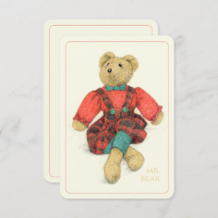 MRS. BEAR 3.5x5 Flat Card II