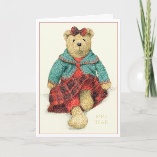MRS. BEAR Christmas Card (Front)