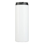 Mrs Black And White Newlywed Bride Personalized Thermal Tumbler (Back)