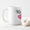 mrs bridal shower mug