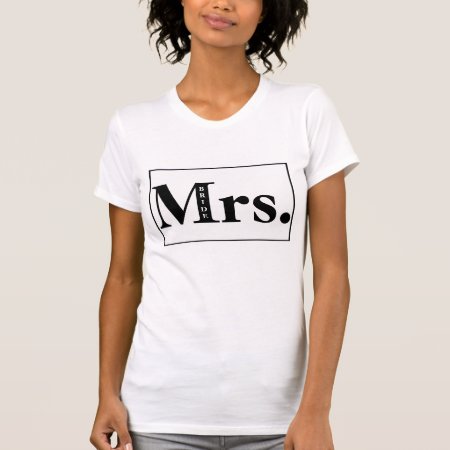 Mrs. Bride Minimalist T-shirt