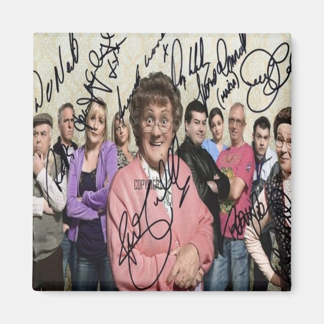 mrs browns boys signed magnet (Front)