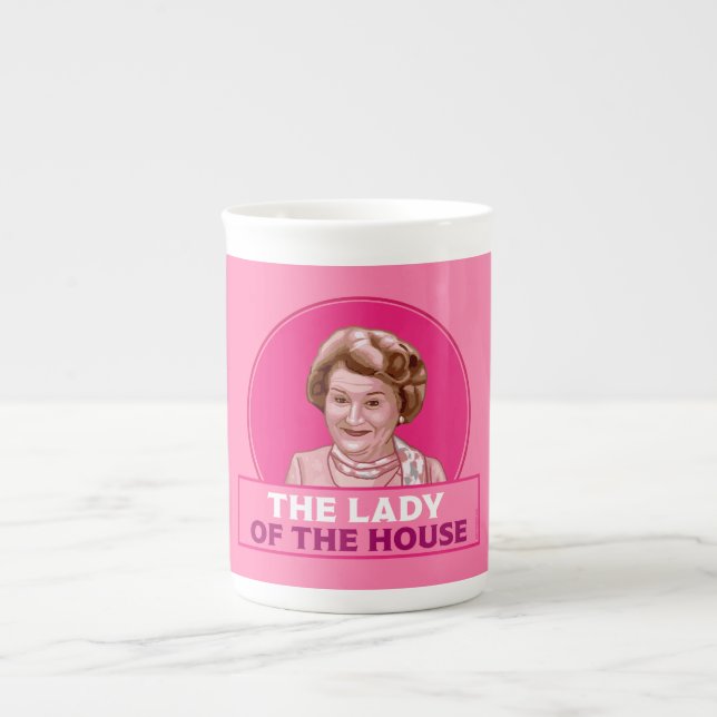 Mrs Bucket - Keeping Up Appearances Bone China Mug (Front)