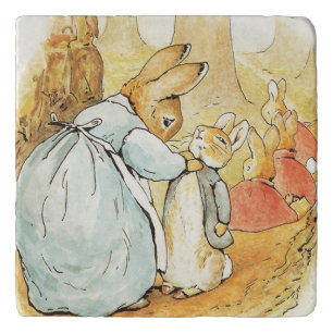 Mrs Bunny Says Goodbye by Beatrix Potter Trivet