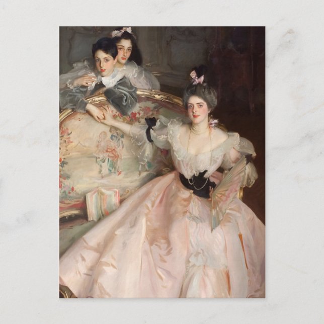 Mrs. Carl Meyer and Her Children by Singer Sargent Postcard (Front)
