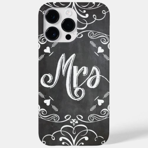 Mrs Chalkboard Retro Bistro Inspired Case_Mate iPhone 14 Pro Max Case