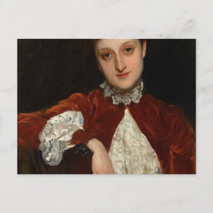 Mrs. Charles Deering, Marion Denison Whipple, 1888 Postcard