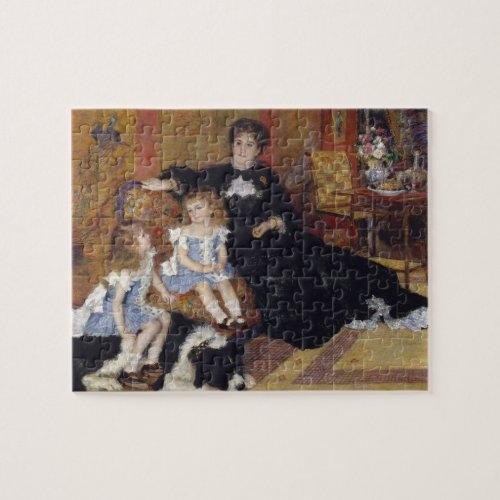 Mrs Charpentier by Renoir Impressionist Painting Jigsaw Puzzle