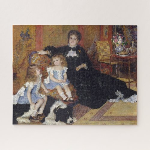 Mrs Charpentier by Renoir Impressionist Painting Jigsaw Puzzle
