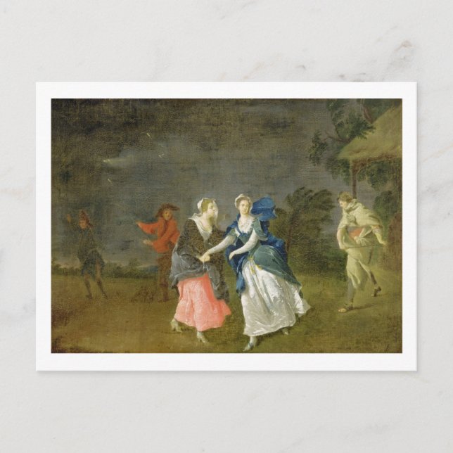 Mrs Cibber as Cordelia, c.1755 (oil on canvas) Postcard (Front)