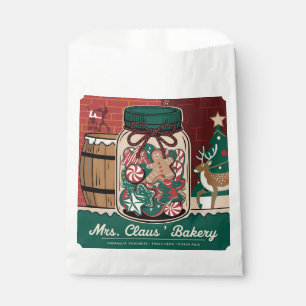Mrs. Claus bakery party Favor Bag