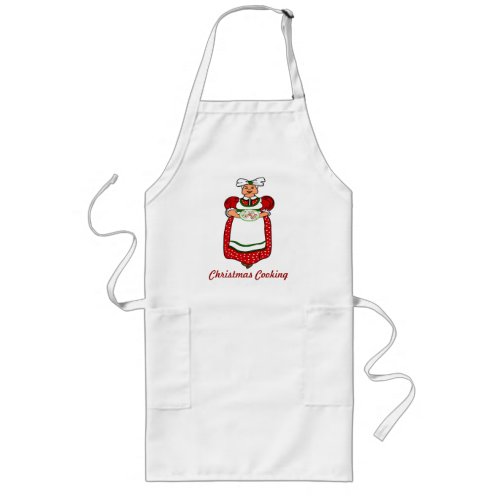 Mrs Claus Christmas Cookies Apron