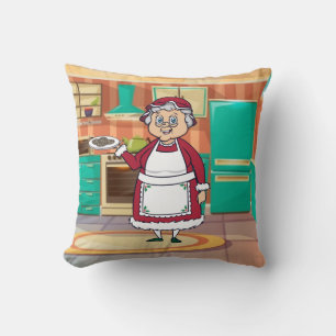 MRS CLAUS Christmas Pillow