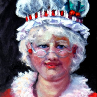 Mrs. Claus Gift Wrap 