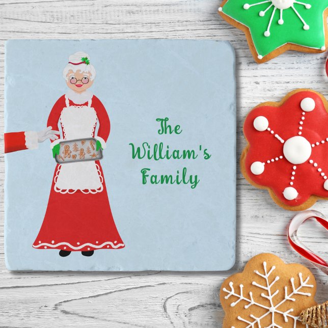 Mrs. Claus Gingerbread Cookies Baked With Love Trivet (Creator Uploaded)