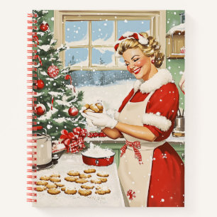 Mrs. Claus Holiday Baking Delight Notebook