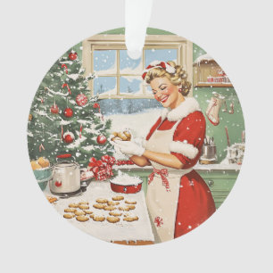Mrs. Claus Holiday Baking Delight Ornament