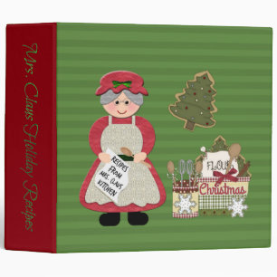 Mrs. Claus Kitchen Holiday Recipes BINDER