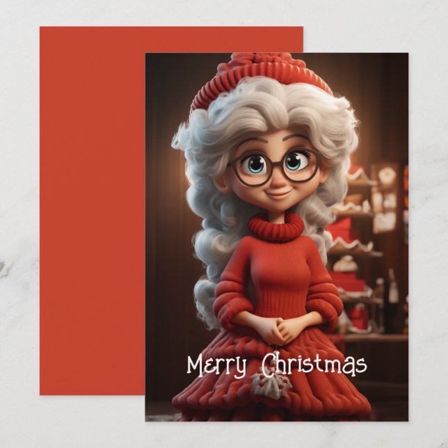 Mrs Claus Knit Dress (Front/Back)