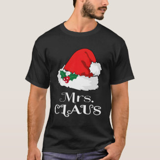 Mrs Claus Pajama Santa X-Mas T-Shirt