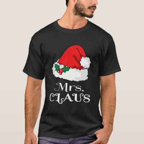 Mrs Claus Pajama Santa X_Mas T_Shirt