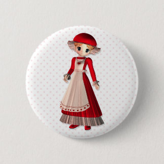 Mrs. Claus Pinback Button