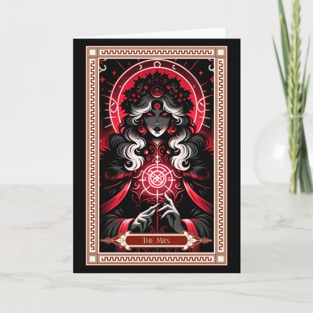 Mrs. Claus Tarot Card (Front)