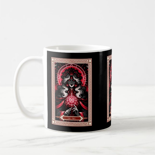 Mrs. Claus Tarot Card Coffee Mug (Left)