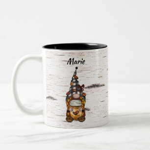 Mrs Coffee Gnome Two-Tone Coffee Mug