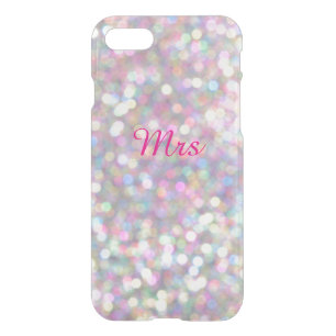 Mrs Colorful Sparkles iPhone 7 Case
