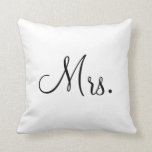 Mrs. Customized Throw Pillow<br><div class="desc">Mrs. Customized Throw Pillow</div>