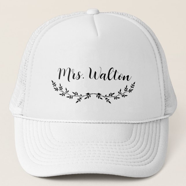 Mrs Customized Trucker Hat (Front)