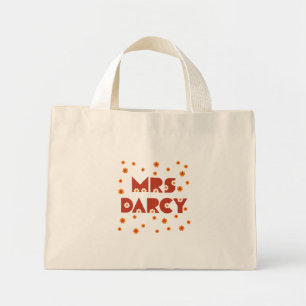 Mrs. Darcy Flower Tote Bag