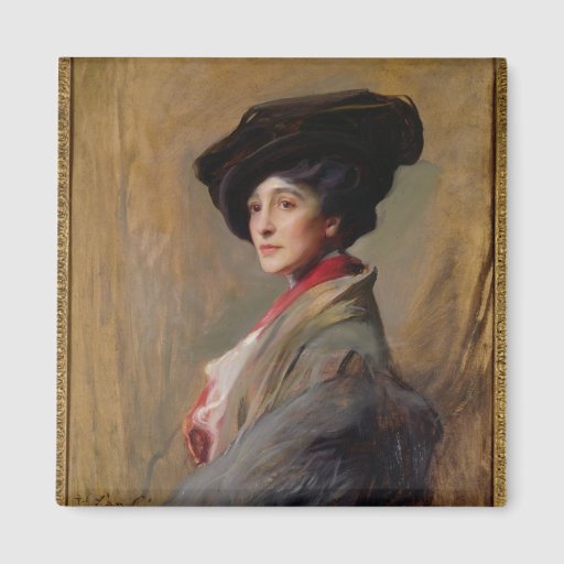 Mrs David Beatty, later the Countess Beatty Fridge Magnets | Zazzle