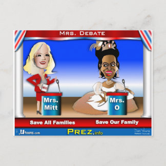 Mrs. Debate Postcard
