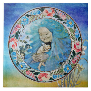 Mrs. Doasyouwouldbedone by Jessie Willcox Ceramic Tile