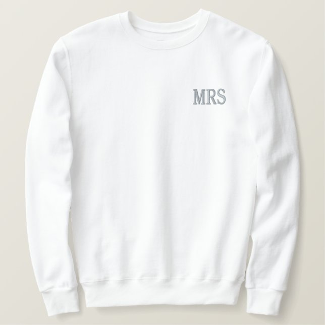 MRS Embroidered Sweatshirt (Design Front)