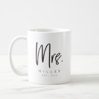 Mrs. Established Custom Coffee Mug