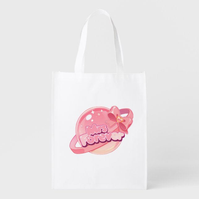 “Mrs Forever”  Grocery Bag (Front)