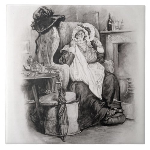 Mrs Gamp from Charles Dickens A Gossip about hi Tile