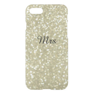 Mrs Glittery Gold iPhone 7 Case