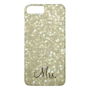 Mrs. Glittery Gold iPhone 7 Plus Case