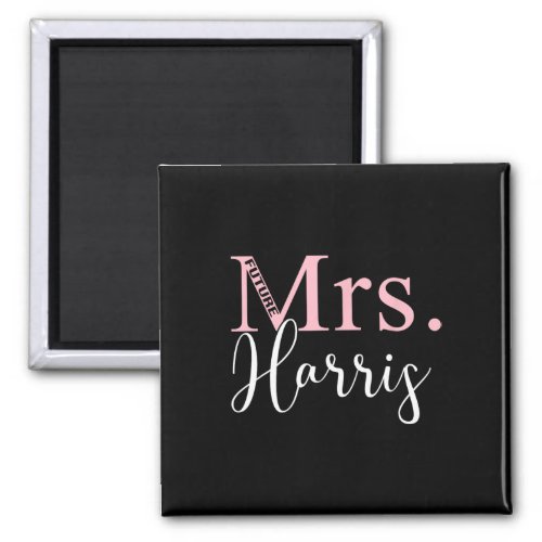 Mrs Harris Bachelorette Party Bridal Shower Gifts Magnet