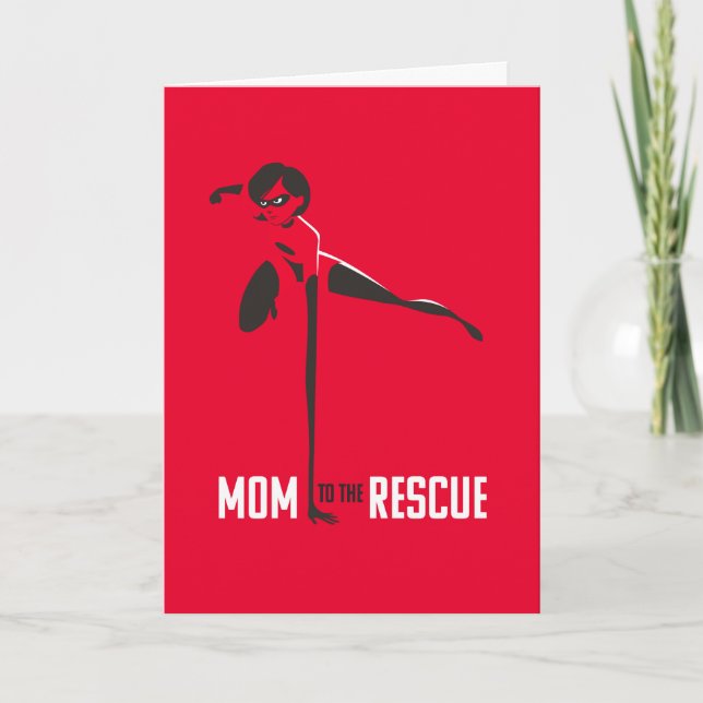 Mrs. Incredible | Mom To The Rescue Card (Front)