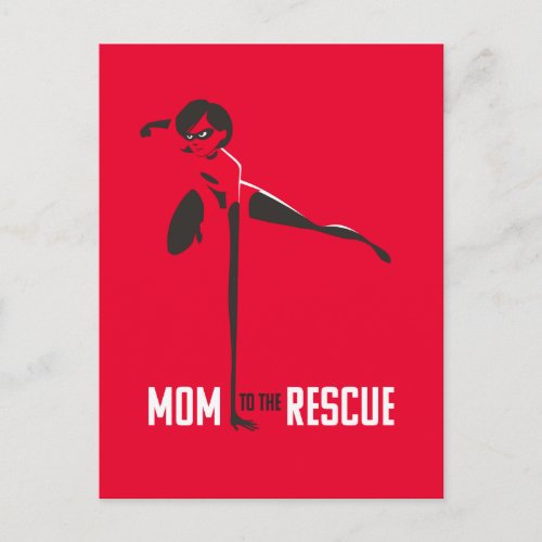 Mrs Incredible  Mom To The Rescue Postcard