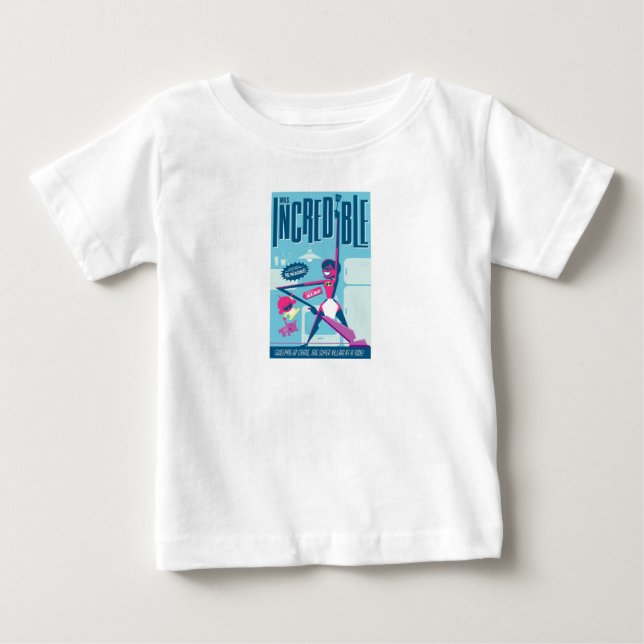 Mrs. Incredible Pop Art Disney Baby T-Shirt (Front)