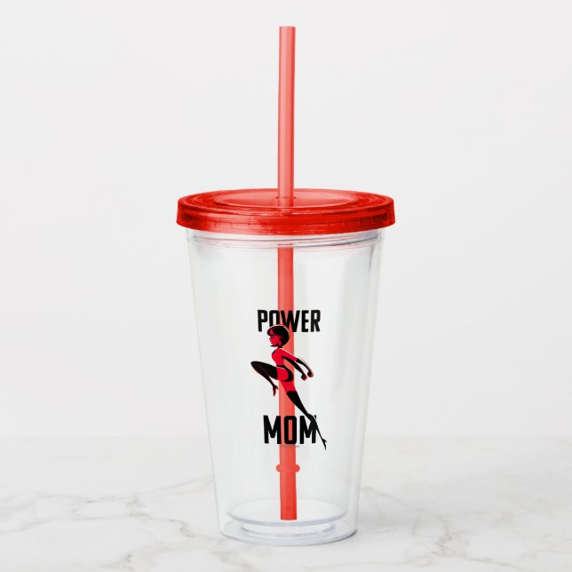 Mrs. Incredible | Power Mom Acrylic Tumbler (Front)