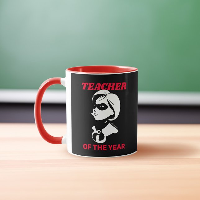 Mrs. Incredible | Teacher of the Year Mug (Mug on desk)