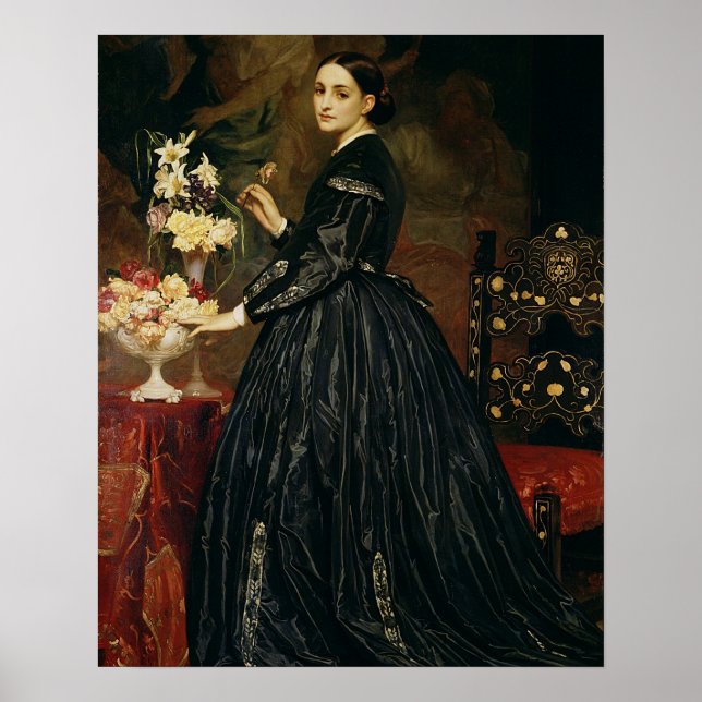 Mrs James Guthrie, c.1864-5 (oil on canvas) Poster (Front)